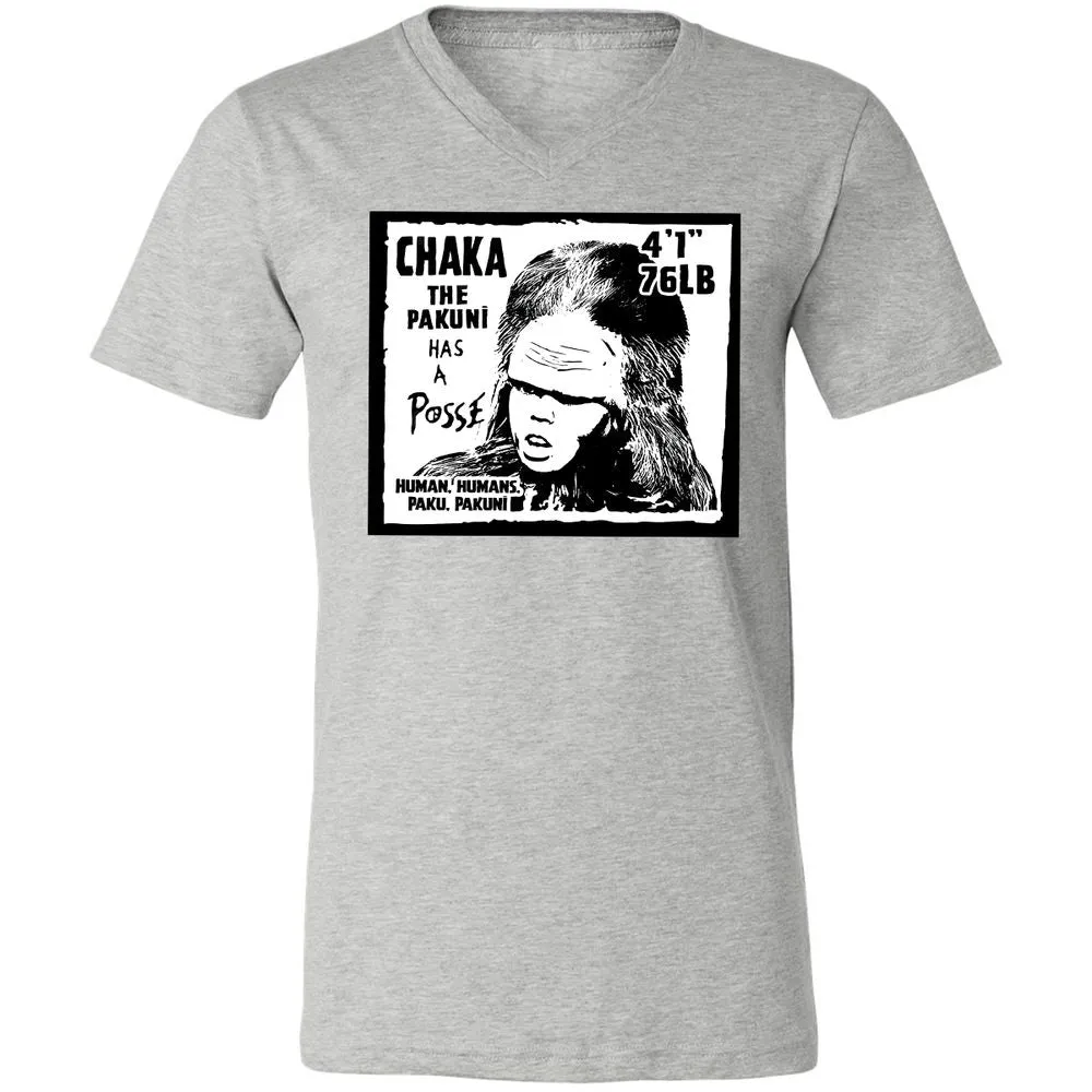 Unisex V-Neck T-Shirt - HWTV1J9A - Athletic Heather - 7