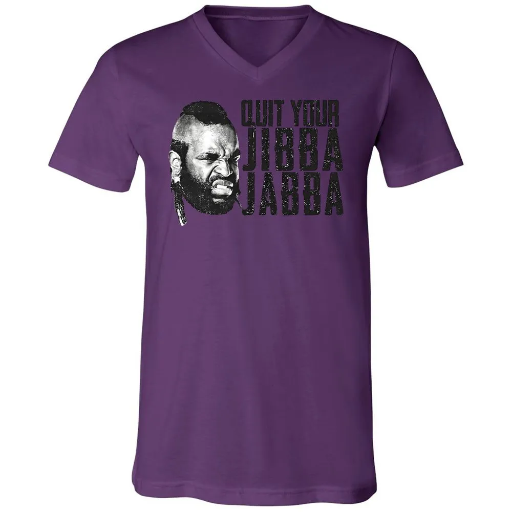 Unisex V-Neck T-Shirt - TLUMHTFQ - Team Purple - 2