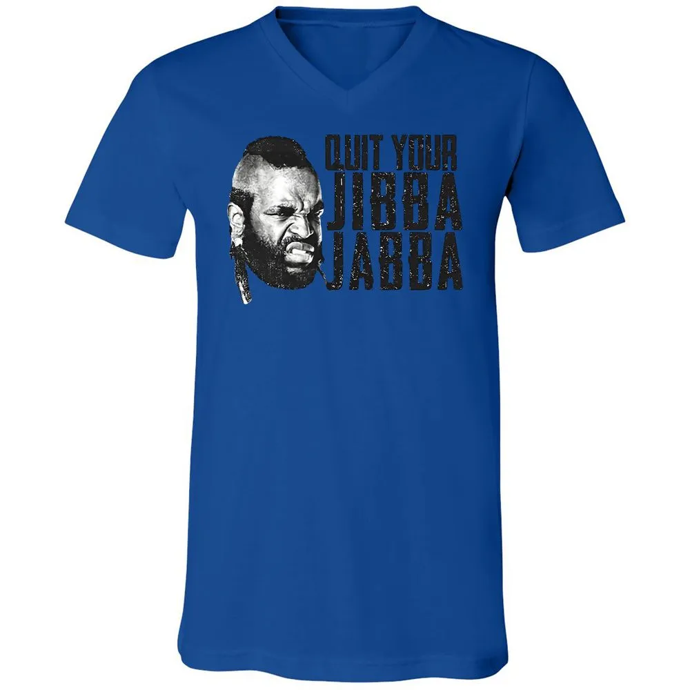 Unisex V-Neck T-Shirt - TLUMHTFQ - True Royal - 4