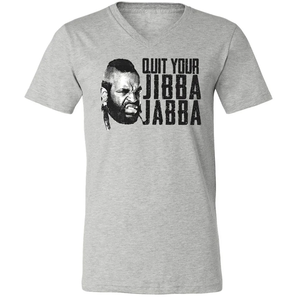 Unisex V-Neck T-Shirt - TLUMHTFQ - Athletic Heather - 7