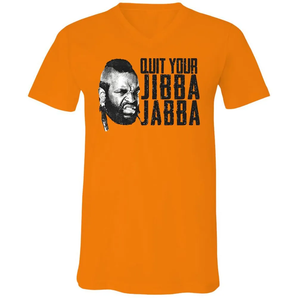 Unisex V-Neck T-Shirt - TLUMHTFQ - Orange - 11