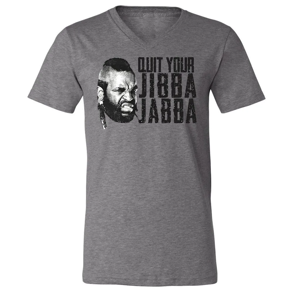 Unisex V-Neck T-Shirt - TLUMHTFQ - Deep Heather - 13