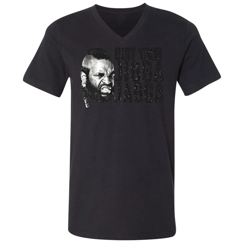 Unisex V-Neck T-Shirt - TLUMHTFQ - Black - 16