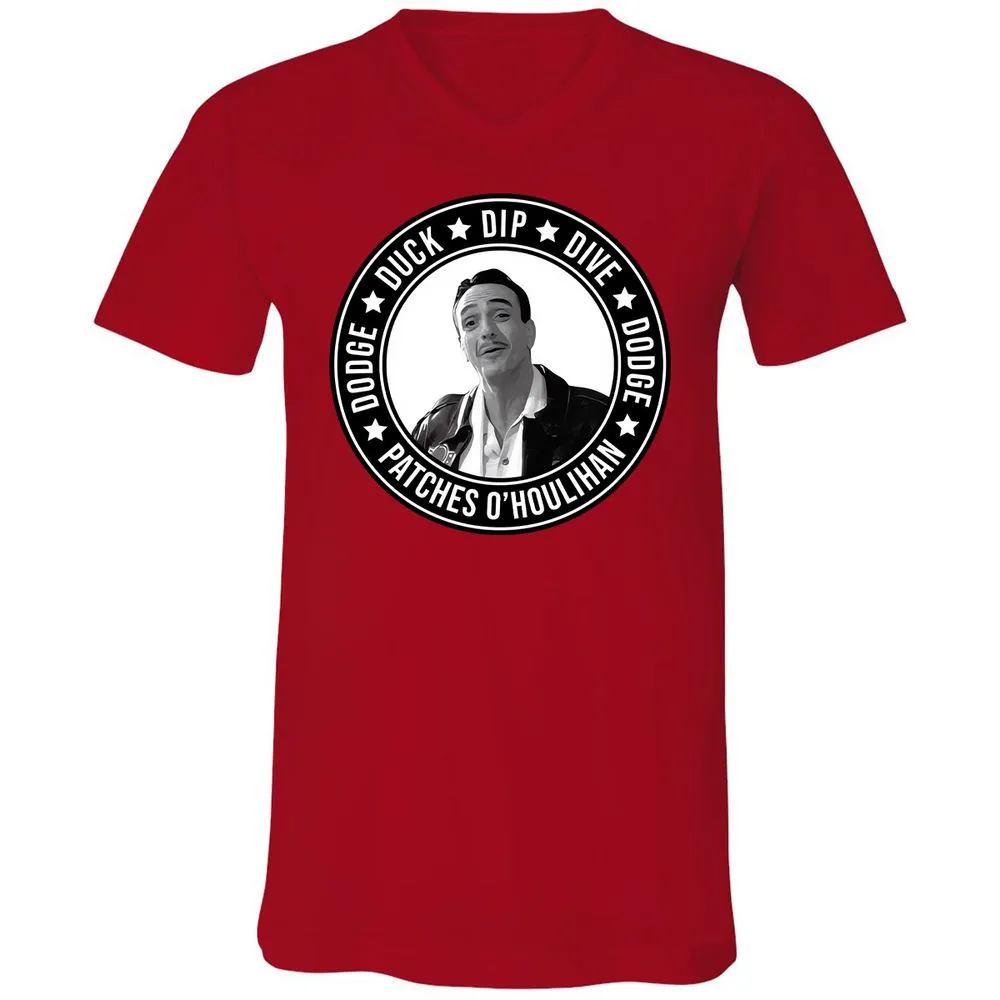 Unisex V-Neck T-Shirt - WHCH8HE1 - Red - 3