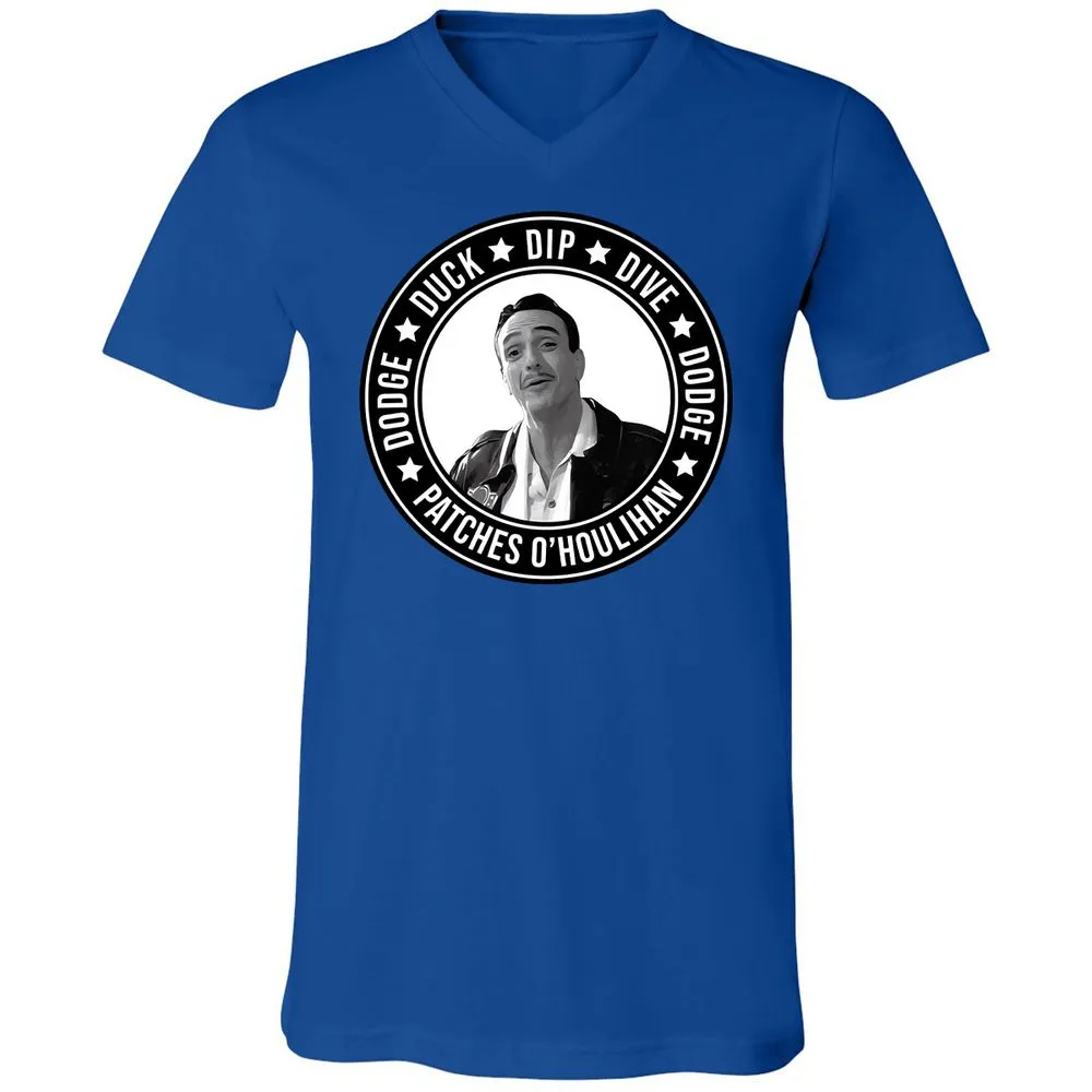 Unisex V-Neck T-Shirt - WHCH8HE1 - True Royal - 4