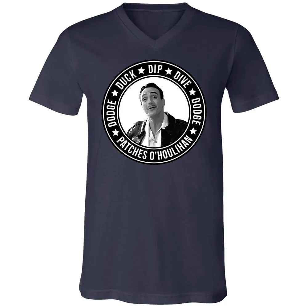 Unisex V-Neck T-Shirt - WHCH8HE1 - Navy - 9