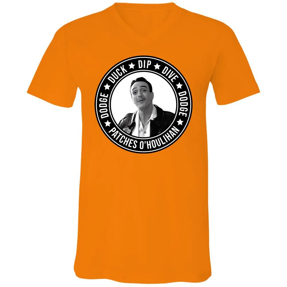 Unisex V-Neck T-Shirt - WHCH8HE1 - Orange - 11
