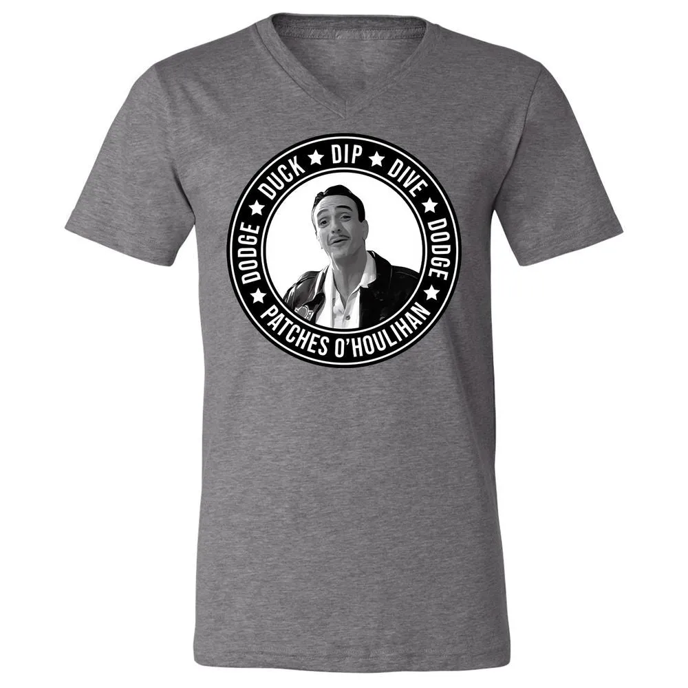 Unisex V-Neck T-Shirt - WHCH8HE1 - Deep Heather - 13