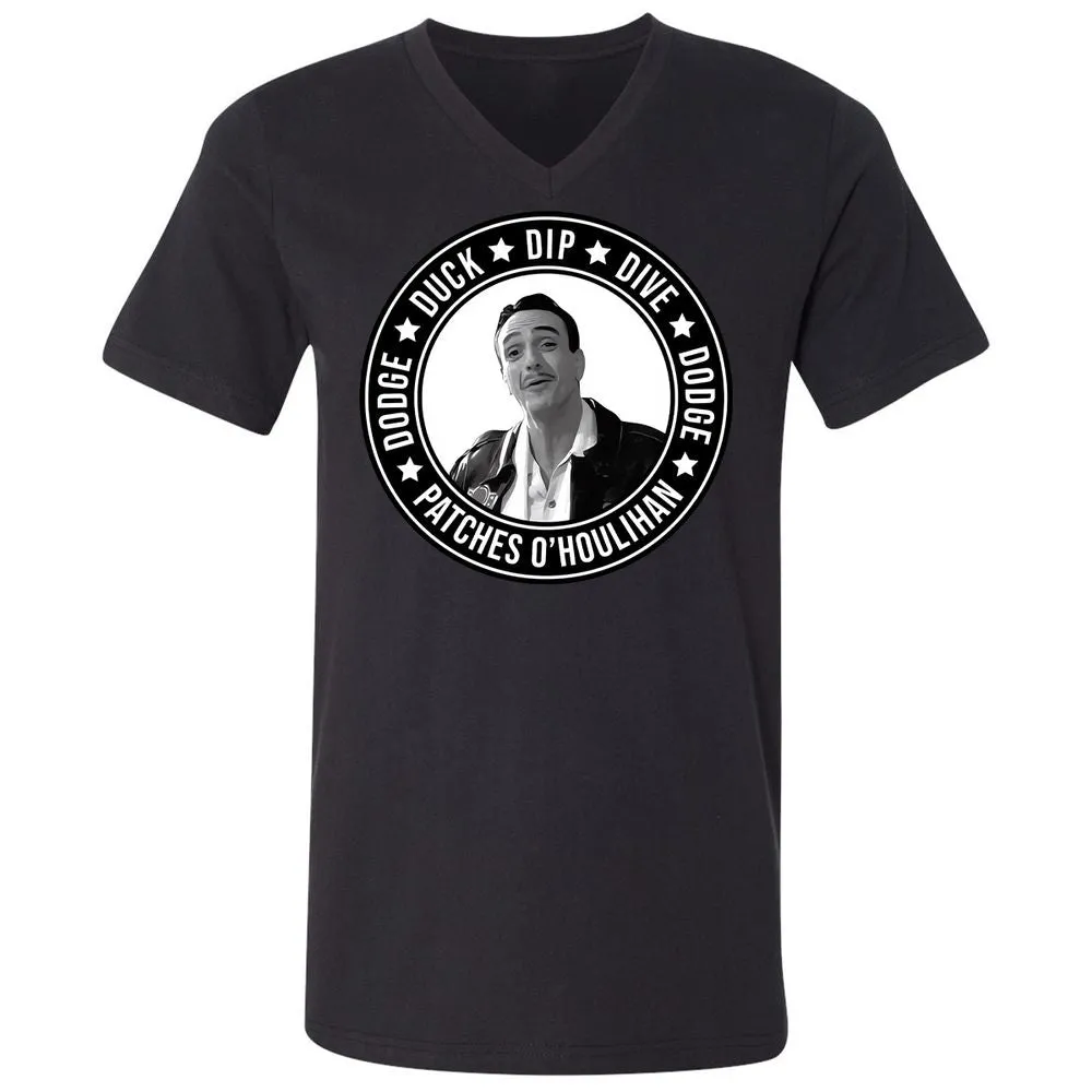 Unisex V-Neck T-Shirt - WHCH8HE1 - Black - 16