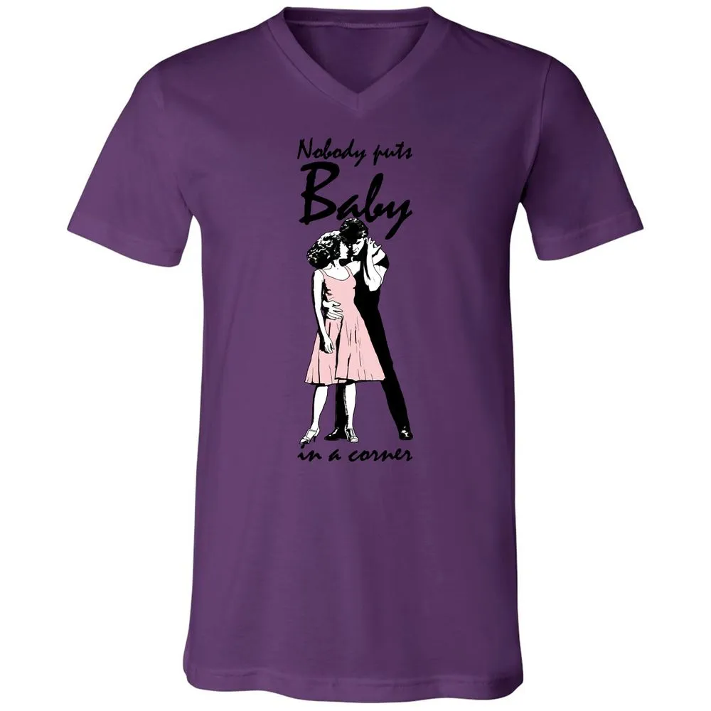 Unisex V-Neck T-Shirt - 47WA61PC - Team Purple - 2