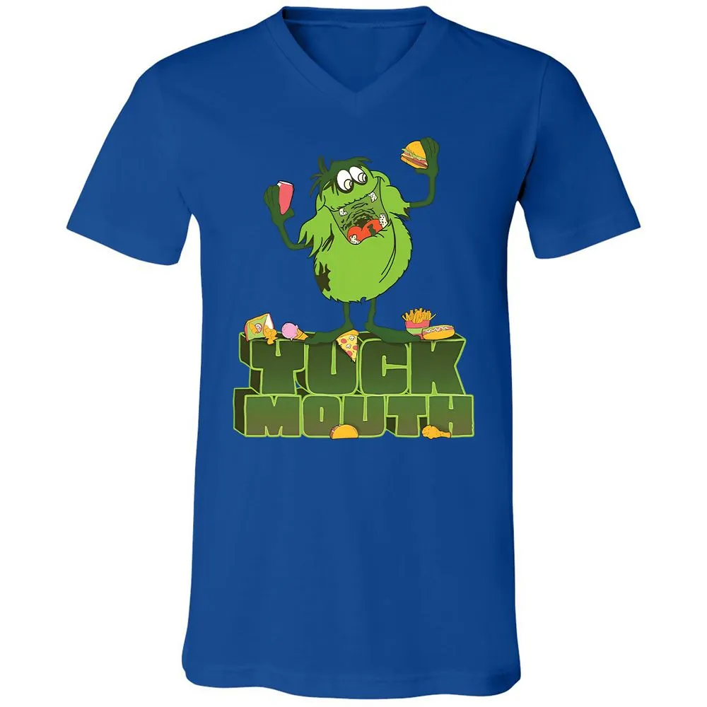 Unisex V-Neck T-Shirt - 7NP8WMYE - True Royal - 4