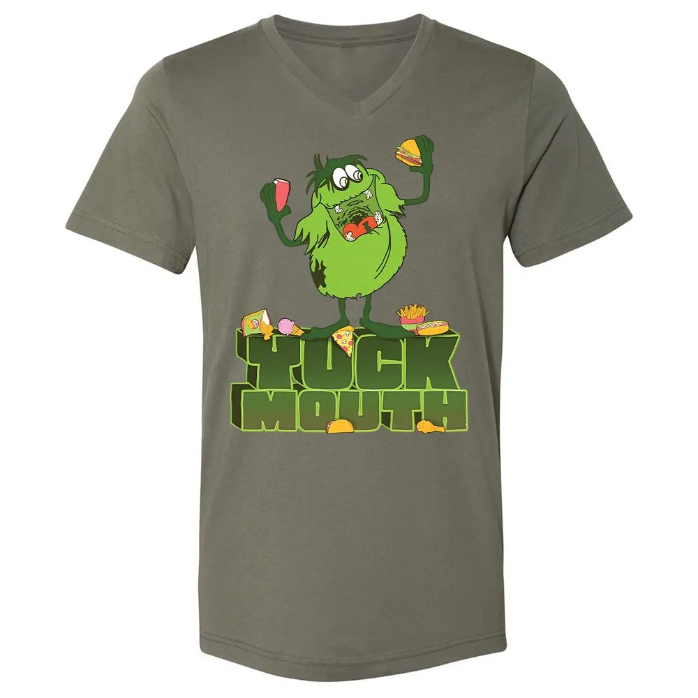 Unisex V-Neck T-Shirt - 7NP8WMYE - Military Green - 10