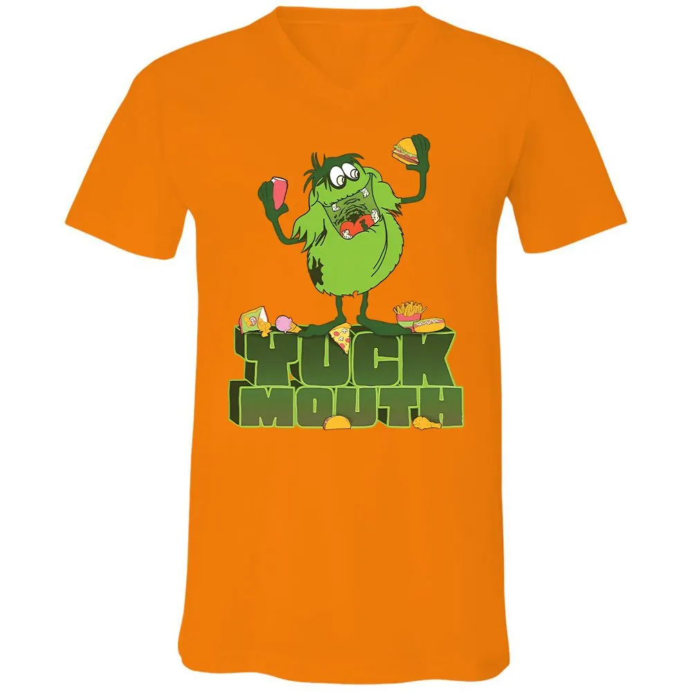 Unisex V-Neck T-Shirt - 7NP8WMYE - Orange - 11