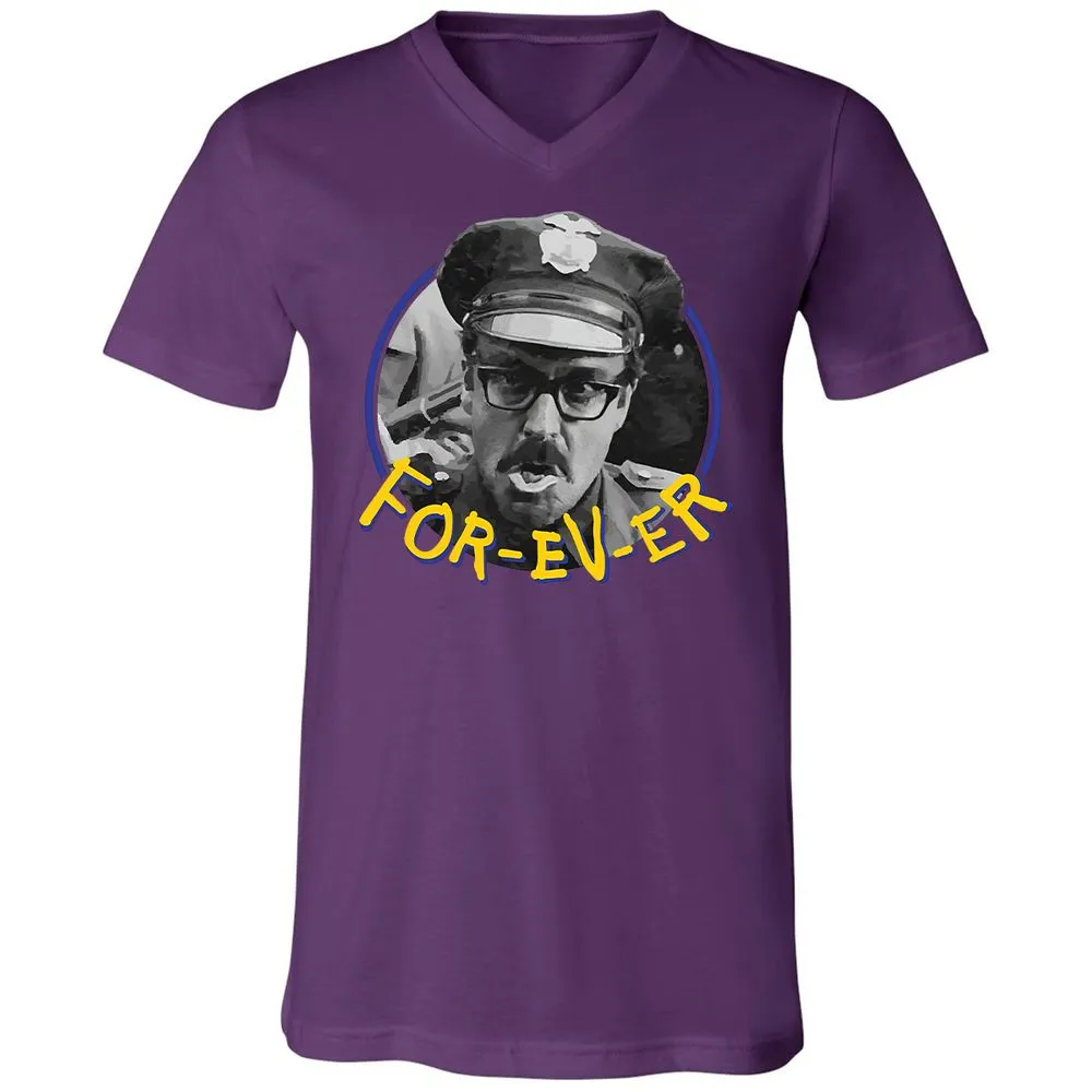 Unisex V-Neck T-Shirt - MD6PWGUB - Team Purple - 2