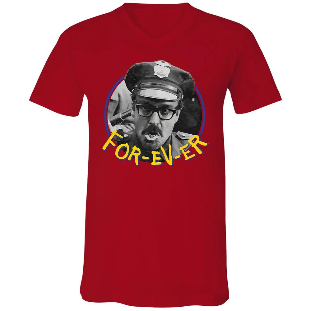 Unisex V-Neck T-Shirt - MD6PWGUB - Red - 3