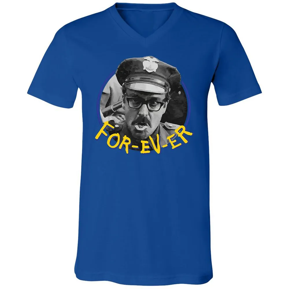 Unisex V-Neck T-Shirt - MD6PWGUB - True Royal - 4
