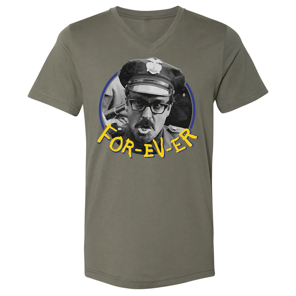 Unisex V-Neck T-Shirt - MD6PWGUB - Military Green - 10