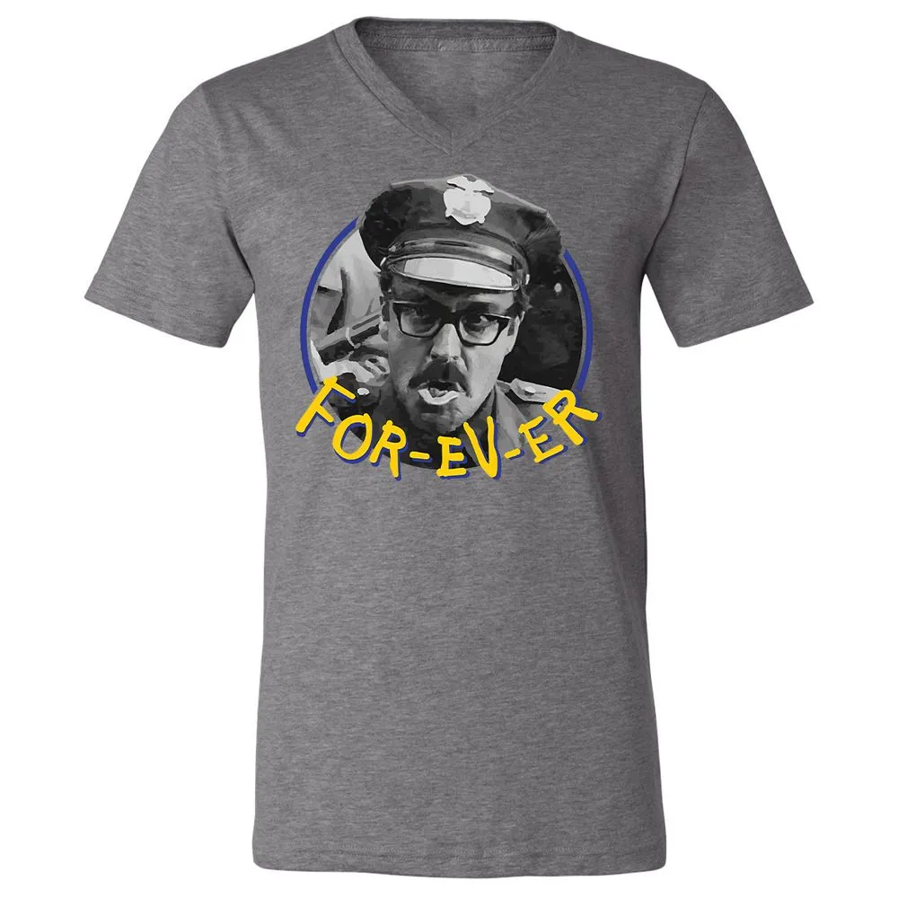 Unisex V-Neck T-Shirt - MD6PWGUB - Deep Heather - 13