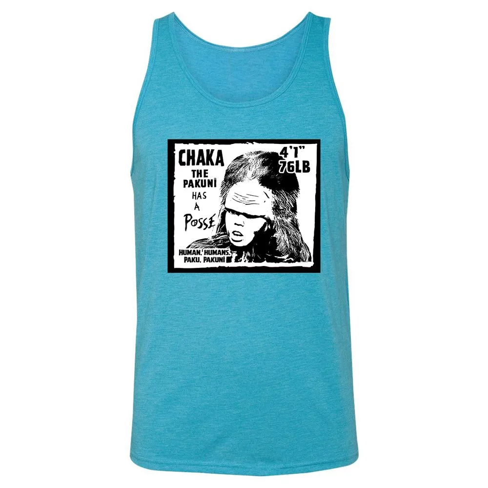 Unisex Jersey Tank - ZXWKVMY2 - Aqua Triblend - 3