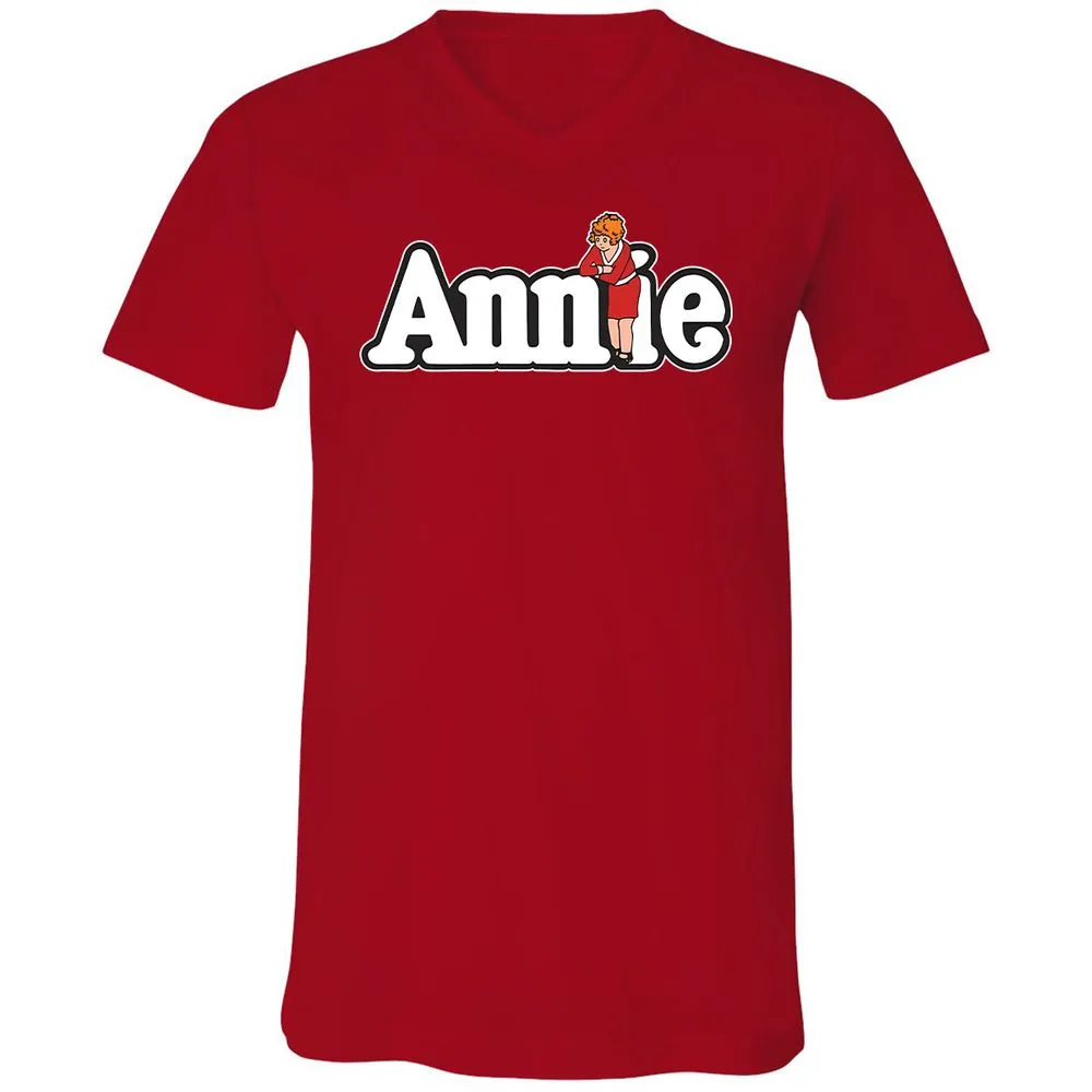 Unisex V-Neck T-Shirt - NQG1NV8N - Red - 3