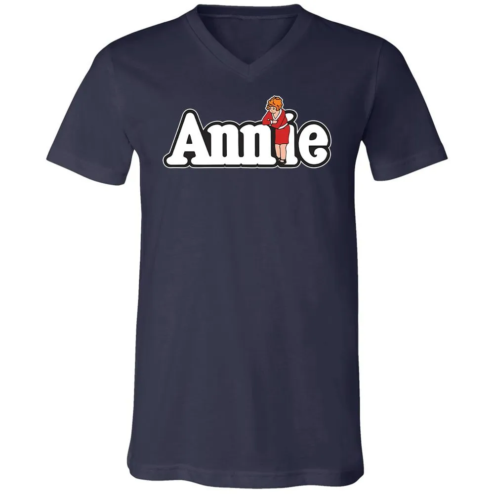 Unisex V-Neck T-Shirt - NQG1NV8N - Navy - 9