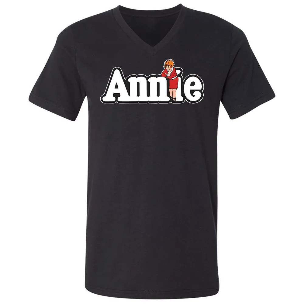 Unisex V-Neck T-Shirt - NQG1NV8N - Black - 16