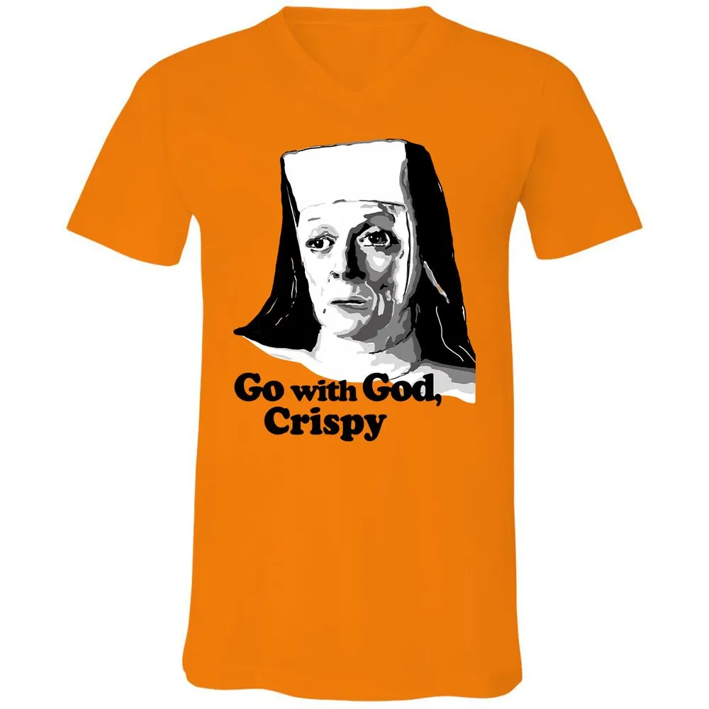 Unisex V-Neck T-Shirt - VFBUVKW9 - Orange - 11