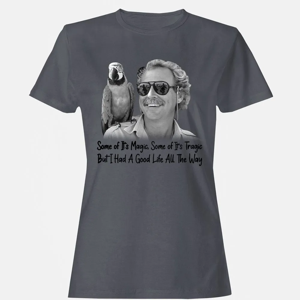 Women's T-Shirt - B5YGJ9PZ - Dark Heather - 5