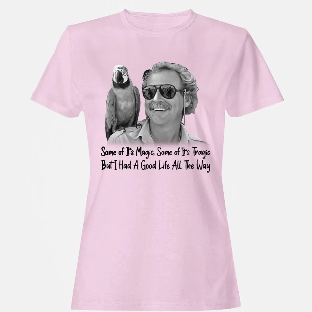 Women's T-Shirt - B5YGJ9PZ - Light Pink - 9