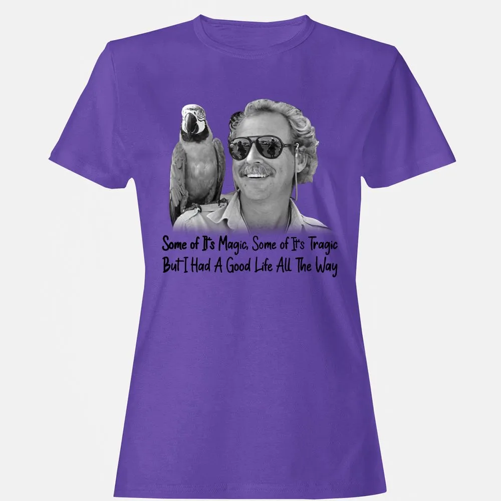 Women's T-Shirt - B5YGJ9PZ - Purple - 12