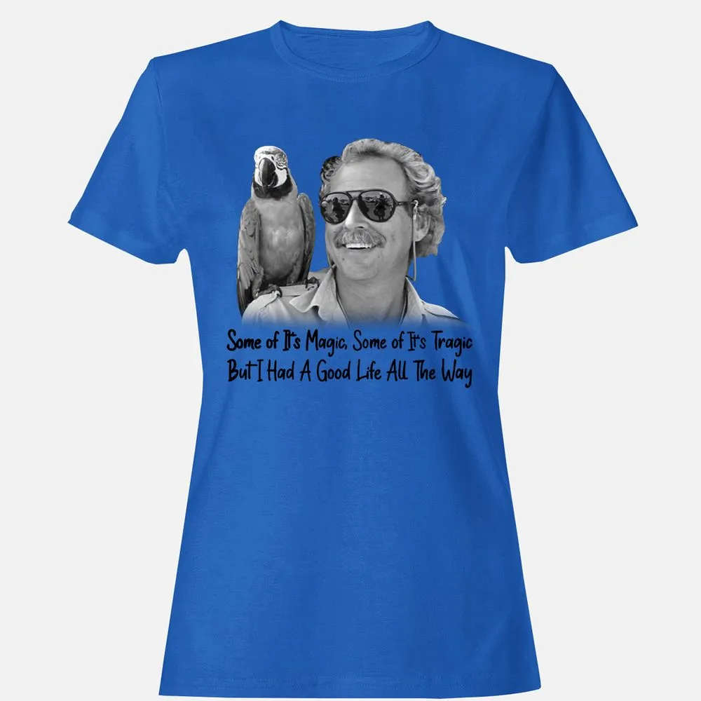 Women's T-Shirt - B5YGJ9PZ - Royal - 14