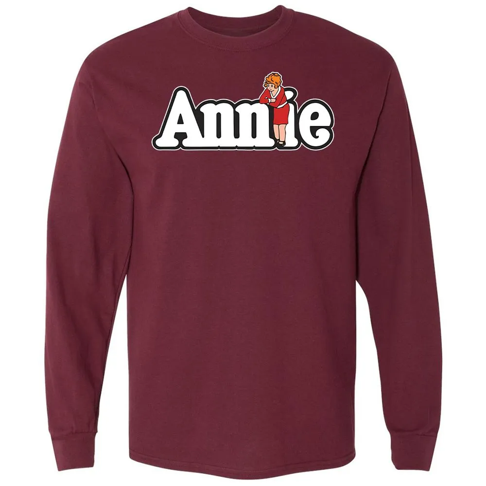 Long Sleeve T-Shirt - KZDBJ5Q3 - Maroon - 11