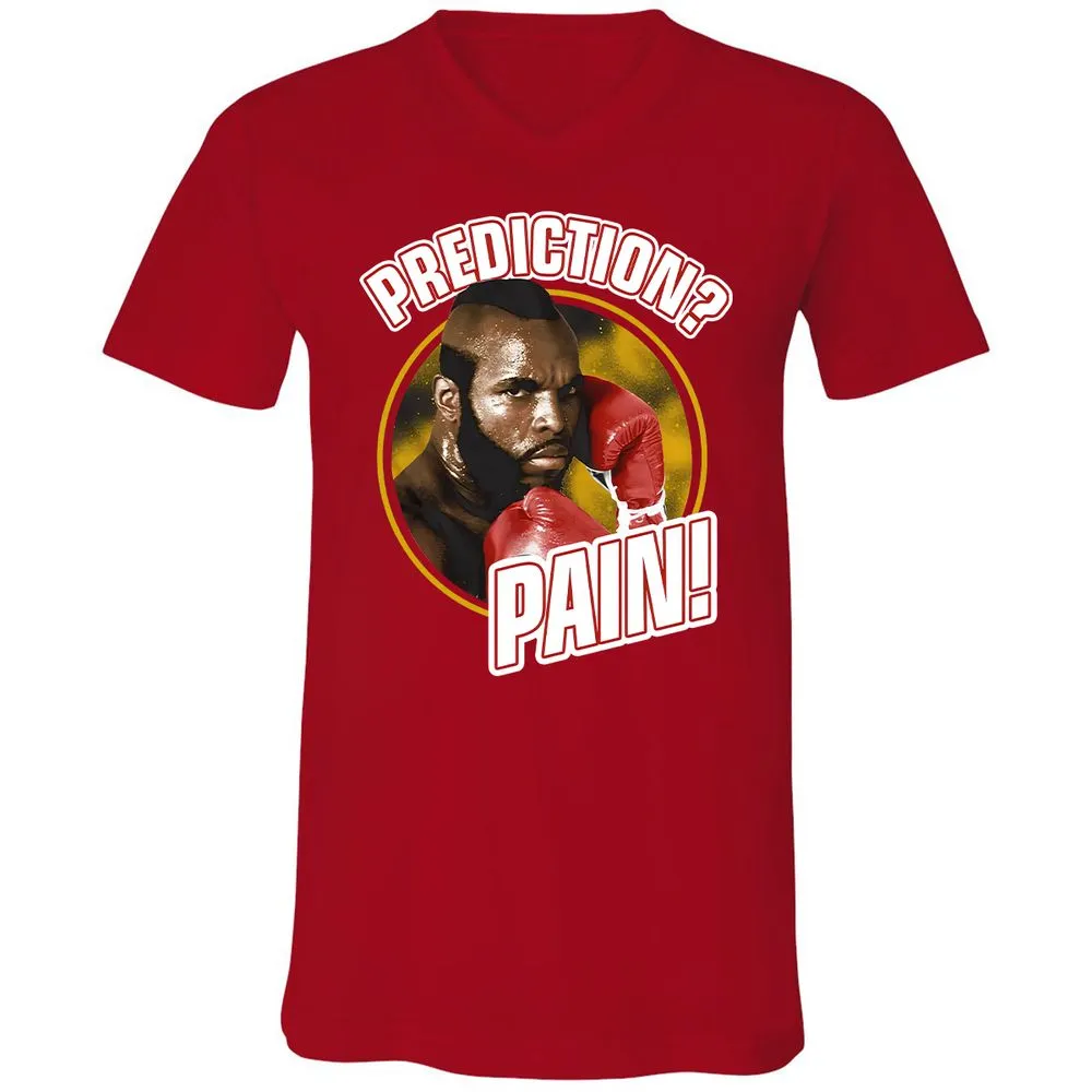 Unisex V-Neck T-Shirt - CCSXLU9P - Red - 3