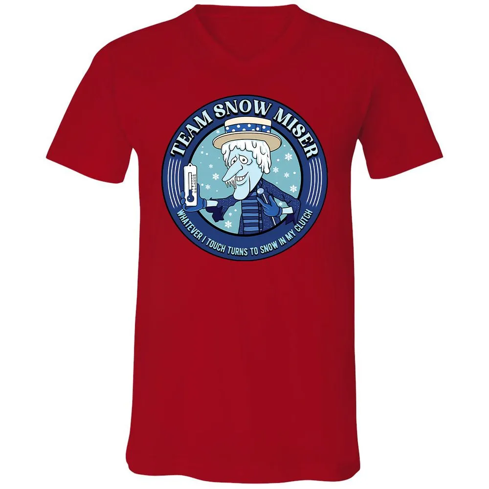 Unisex V-Neck T-Shirt - BW49SU5H - Red - 3
