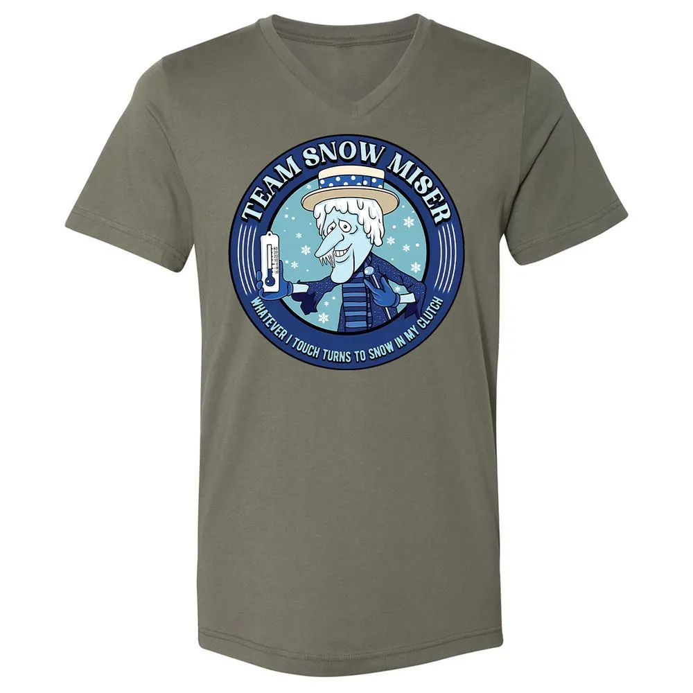 Unisex V-Neck T-Shirt - BW49SU5H - Military Green - 10