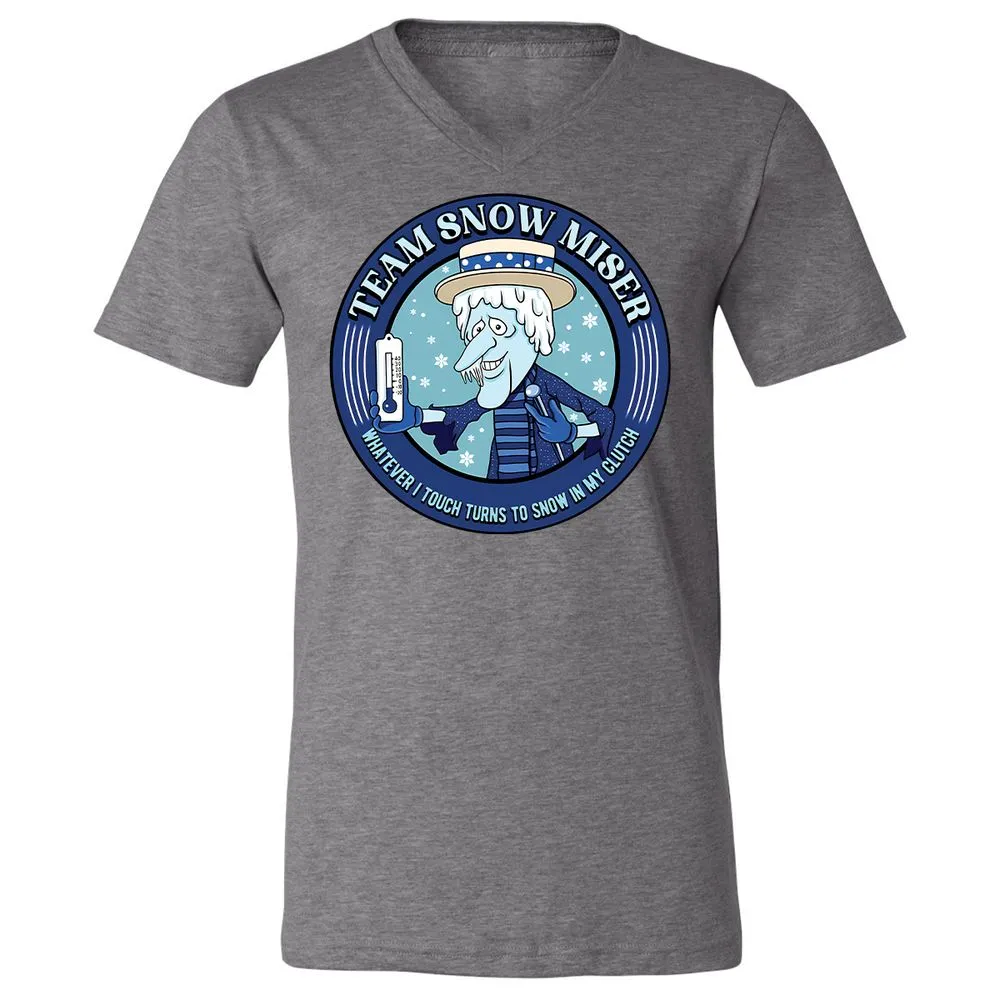 Unisex V-Neck T-Shirt - BW49SU5H - Deep Heather - 13