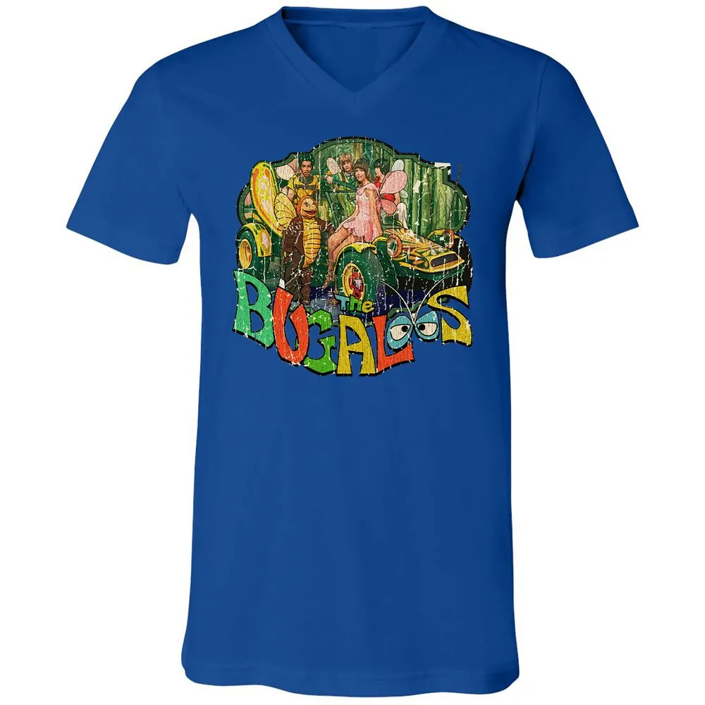 Unisex V-Neck T-Shirt - GQUVJJ9J - True Royal - 4