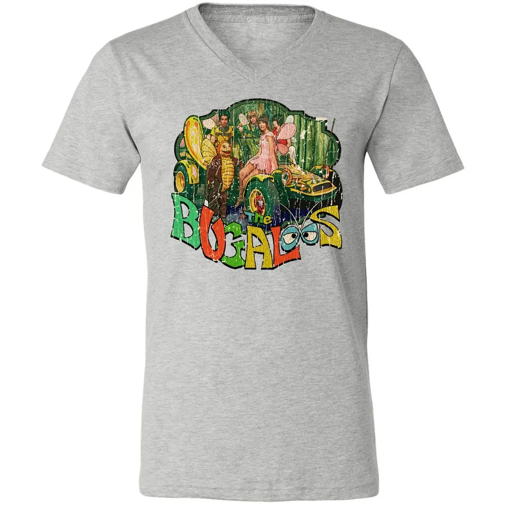 Unisex V-Neck T-Shirt - GQUVJJ9J - Athletic Heather - 7