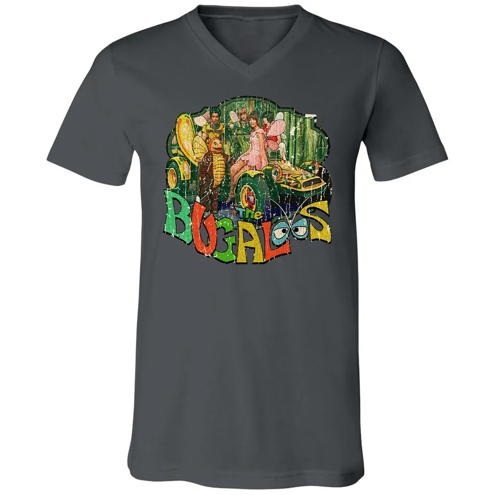 Unisex V-Neck T-Shirt - GQUVJJ9J - Asphalt - 12