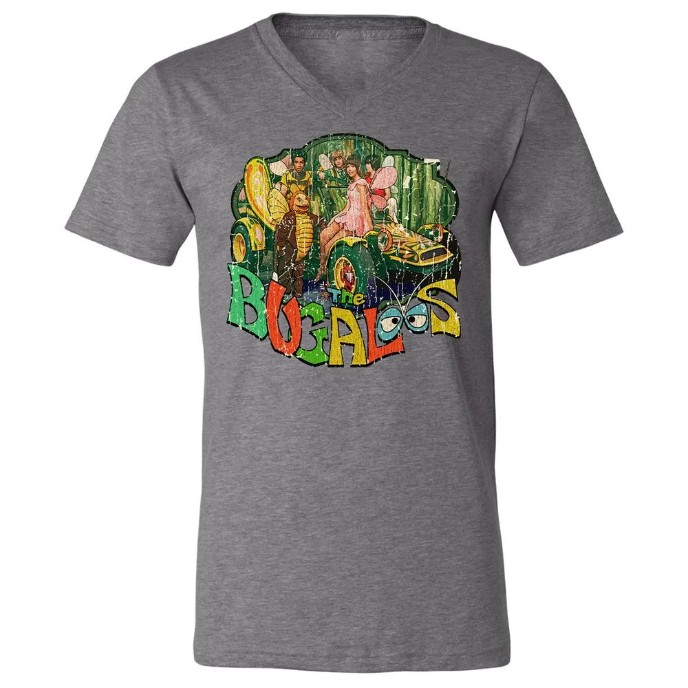 Unisex V-Neck T-Shirt - GQUVJJ9J - Deep Heather - 13