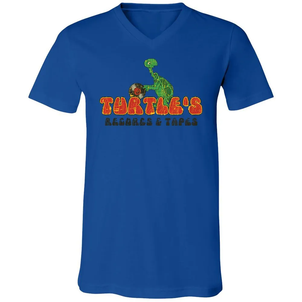 Unisex V-Neck T-Shirt - R58Q5DF1 - True Royal - 4