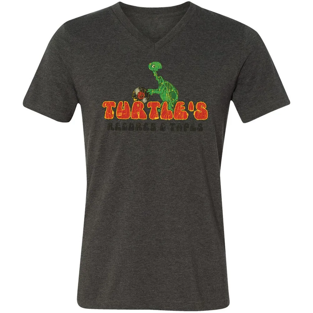 Unisex V-Neck T-Shirt - R58Q5DF1 - Dark Grey Heather - 8