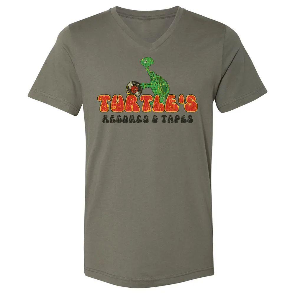 Unisex V-Neck T-Shirt - R58Q5DF1 - Military Green - 10