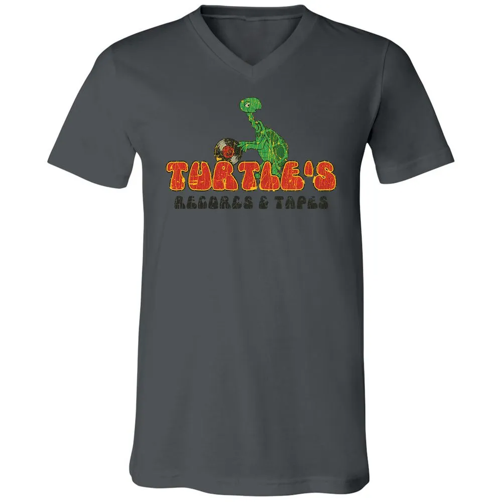 Unisex V-Neck T-Shirt - R58Q5DF1 - Asphalt - 12