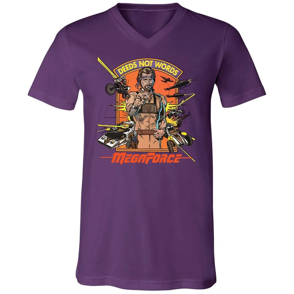 Unisex V-Neck T-Shirt - 5SYHEMW9 - Team Purple - 2