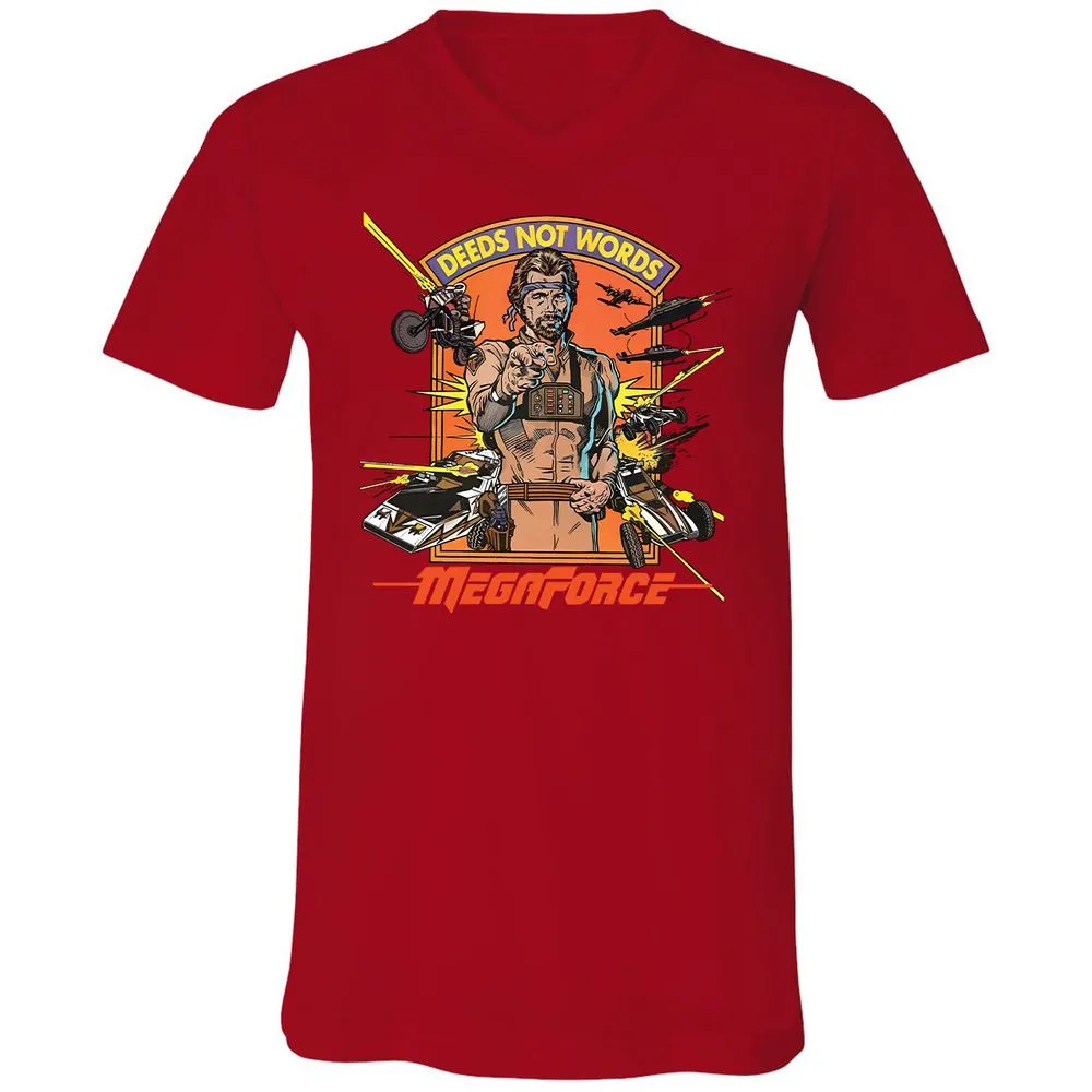 Unisex V-Neck T-Shirt - 5SYHEMW9 - Red - 3