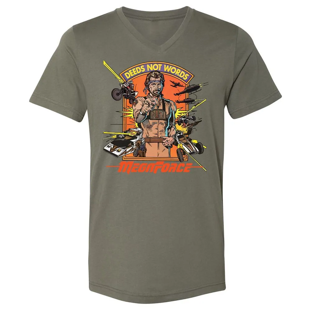 Unisex V-Neck T-Shirt - 5SYHEMW9 - Military Green - 10