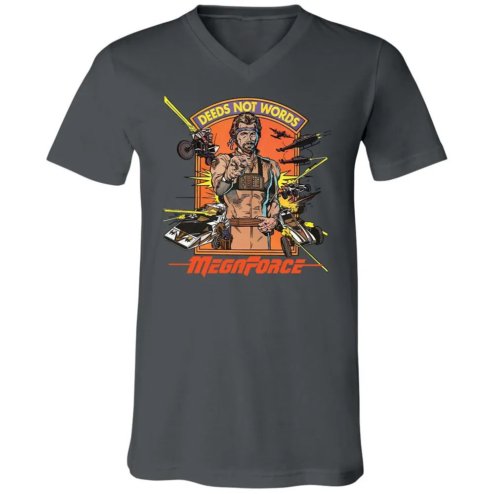 Unisex V-Neck T-Shirt - 5SYHEMW9 - Asphalt - 12