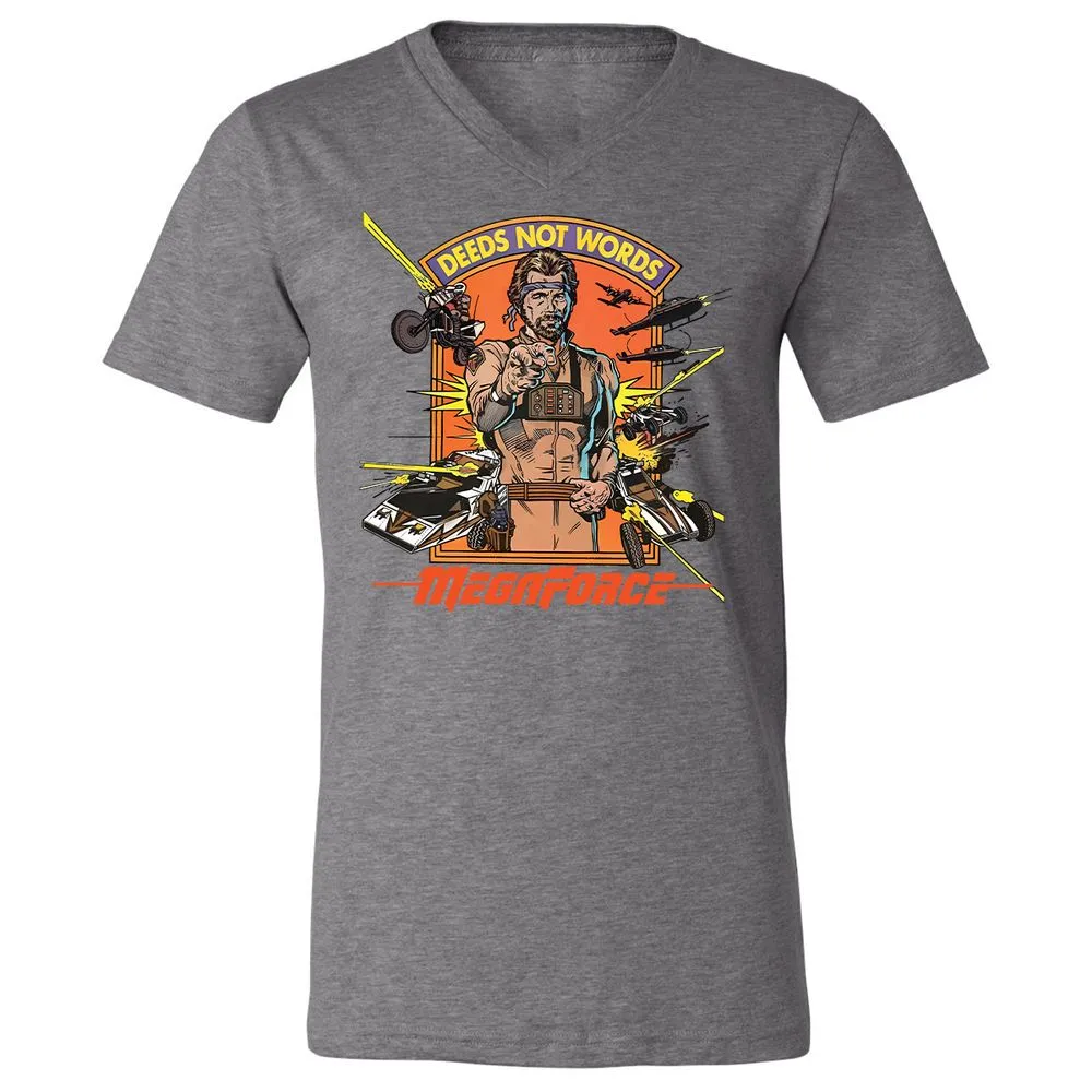 Unisex V-Neck T-Shirt - 5SYHEMW9 - Deep Heather - 13