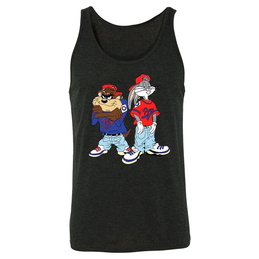 Unisex Jersey Tank - M2W52W36 - Charcoal Black Triblend - 5